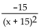 Find the difference quotient,   , for the function and simplify it. -q(x)  =   A)    B)    C)    D)   
