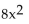 Solve the problem. -Suppose that a rectangular yard has a width of x and a length of 8x. Write the perimeter P as a function of x. A)  P = 18x B)    C)  P = 9x D)   