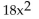 Solve the problem. -Suppose that a rectangular yard has a width of x and a length of 8x. Write the perimeter P as a function of x. A)  P = 18x B)    C)  P = 9x D)   