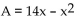 Solve the problem. -Elissa wants to set up a rectangular dog run in her backyard. She has 30 feet of fencing to work with and wants to use it all. If the dog run is to be x feet long, express the area of the dog run as a function of x. A)    B)    C)    D)   