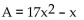Solve the problem. -Elissa wants to set up a rectangular dog run in her backyard. She has 30 feet of fencing to work with and wants to use it all. If the dog run is to be x feet long, express the area of the dog run as a function of x. A)    B)    C)    D)   