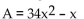 Solve the problem. -Bob wants to fence in a rectangular garden in his yard. He has 64 feet of fencing to work with and wants to use it all. If the garden is to be x feet wide, express the area of the garden as a function of x. A)    B)    C)    D)   