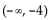 Determine the intervals on which the function is increasing, decreasing, and constant. -  A)    Decreasing on   B)    ; Decreasing on   C)    ; Decreasing on   D)    ; Decreasing on  