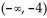 Determine the intervals on which the function is increasing, decreasing, and constant. -  A)    Decreasing on   B)    ; Decreasing on   C)    ; Decreasing on   D)    ; Decreasing on  