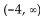 Determine the intervals on which the function is increasing, decreasing, and constant. -  A)    ; Decreasing on   ; Constant on (   B)    ; Decreasing on   ; Constant on (-4, 4)  C)    ; Decreasing on   Constant on (-4, 4)  D)    Decreasing on   Constant on (  