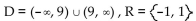 Find the domain and range. -  A)    B)    C)    D)   