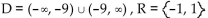 Find the domain and range. -  A)    B)    C)    D)   
