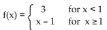 Write a piecewise function for the given graph. -  A)    B)    C)    D)   