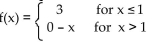 Write a piecewise function for the given graph. -  A)    B)    C)    D)   
