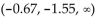 Use the minimum and maximum features of a graphing calculator to find approximately the intervals on which the function is increasing or decreasing. Round your values to two decimal places, if necessary. -y = -   - 4x + 1 A)    , inc   B)    , dec   C)    , dec   D)    , dec  