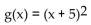 Match the function with the graph. -  A)    B)    C)    D)   