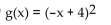 Match the function with the graph. -  A)    B)    C)    D)   