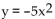 Write the equation of the graph after the indicated transformation(s) . -The graph of   is vertically stretched by a factor of 5, and the resulting graph is reflected across the x-axis. A)    B)    C)    D)   