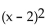 The graph of the given function is drawn with a solid line. The graph of a function, g(x) , transformed from this one is drawn with a dashed line. Find a formula for g(x) . -  A)    B)    C)    D)   