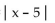 The graph of the given function is drawn with a solid line. The graph of a function, g(x) , transformed from this one is drawn with a dashed line. Find a formula for g(x) . -  A)    B)    - 5 C)    D)   