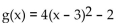 The graph of the given function is drawn with a solid line. The graph of a function, g(x) , transformed from this one is drawn with a dashed line. Find a formula for g(x) . -f   A)    + 2 B)    C)    + 2 D)   