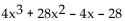 Evaluate. -Given f(x)  = 4x + 4 and g(x)  =   + 6x - 7, find (f · A)    B)    C)    D)   