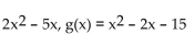 For the pair of functions, perform the indicated operation. -f(x)  =   Find f/g. A)    B)    C)    D)   
