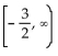 Find the specified domain. -For f(x)  =   - 49 and g(x)  = 2x + 3, what is the domain of f/g? A)    B)  (-7, 7)  C)    D)   