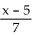 Find the requested composition of functions. -Given f(x)  =   and g(x)  = 7x + 5, find   x) . A)  x + 10 B)    C)  x D)  7x + 30