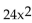 Find the requested composition of functions. -Given f(x)  =   and g(x)  = 6x - 6, find   (x) . A)    + 6x - 3 B)    + 36x + 24 C)    + 36x + 12 D)    + 36x + 12