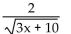 Find functions f and g so that F(x)  =   (x) . -F(x)  =   A)    B)    C)    D)   
