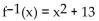 Find the inverse of the function. -  A)    B)    C)    D)   