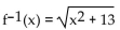 Find the inverse of the function. -  A)    B)    C)    D)   