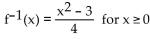 Find the inverse of the function. -f(x)  =   A)    B)    C)    D)   