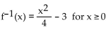 Find the inverse of the function. -f(x)  =   A)    B)    C)    D)   