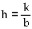 Write a formula to express the relationship. Use k as the constant of variation. -The height h of a triangle with a fixed area varies inversely as the base b. A)  b = kh B)    C)  h = kb D)   