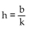Write a formula to express the relationship. Use k as the constant of variation. -The height h of a triangle with a fixed area varies inversely as the base b. A)  b = kh B)    C)  h = kb D)   
