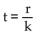 Write a formula to express the relationship. Use k as the constant of variation. -John kept track of the time it took him to drive to college from his home and the speed at which he drove. He found that the time t varies inversely as the speed r. A)    B)  r = kt C)  t = kr D)   