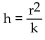 Write a formula to express the relationship. Use k as the constant of variation. -The height h of a cone with a fixed volume varies inversely as the square of its radius r. A)    B)    C)    D)   