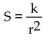 Write a formula to express the relationship. Use k as the constant of variation. -The surface area of a sphere S varies directly as the square of its radius r. A)    B)    C)    D)   