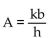 Write a formula to express the relationship. Use k as the constant of variation. -The area of a triangle varies jointly as the base and the height. A)  A = bh B)  A = kbh C)  A = k(b + h)  D)   