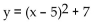 Provide an appropriate response. -Which function represents a vertical translation of the parabola   A)    B)    C)    D)   