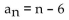 Find the first five terms of the arithmetic sequence. -  A)  -6, -5, -4, -3, -2 B)  -24, -18, -12, -6, 0 C)  -5, -4, -3, -2, -1 D)  1, 2, 3, 4, 5
