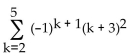Find the sum of the series. -  A)  30,558 B)  174 C)  -174 D)  26
