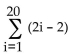Write the series in summation notation. Use the index i and let i begin at 1 in each summation. -0 + 2 + 6 + 12 + 20 A)    B)    C)    D)   