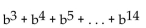 Write the series in summation notation. Use the index i and let i begin at 1 in each summation. -  A)    B)    C)    D)   