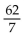 Find the mean for the sequence of numbers. -11, 7, 5, 14, 9, 3, 17 A)    B)    C)    D)  10