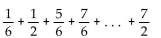 Find the requested sum of the arithmetic sequence. -  A)    B)    C)    D)   