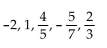 Write out the first five terms of the sequence. -  A)    B)    C)    D)   