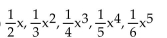 Write out the first five terms of the sequence. -  A)    B)    C)    D)   
