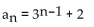 Write a formula for the nth term of the given geometric sequence. Do not use a recursion formula. -3, 9, 27, 81, 243, ... A)    B)    C)    D)   