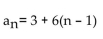 Write a formula for the nth term of the given geometric sequence. Do not use a recursion formula. -3, 9, 27, 81, 243, ... A)    B)    C)    D)   