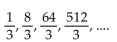 Write a formula for the nth term of the given geometric sequence. Do not use a recursion formula. -  A)    B)    C)    D)   