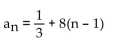 Write a formula for the nth term of the given geometric sequence. Do not use a recursion formula. -  A)    B)    C)    D)   