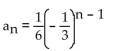 Write a formula for the nth term of the given geometric sequence. Do not use a recursion formula. -  A)    B)    C)    D)   